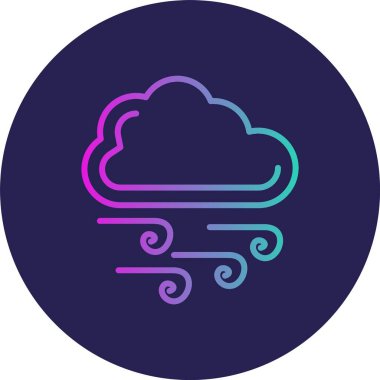 Windy Satır Gradyan Çemberi Simgesi