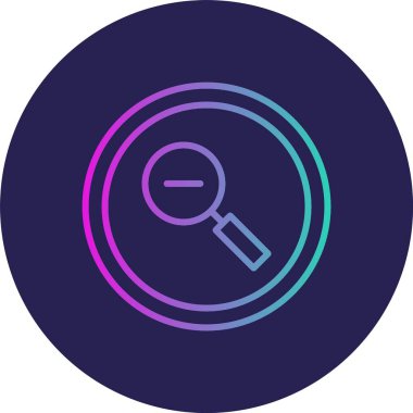 Satırı Uzaklaştır Gradyan Çemberi Simgesi