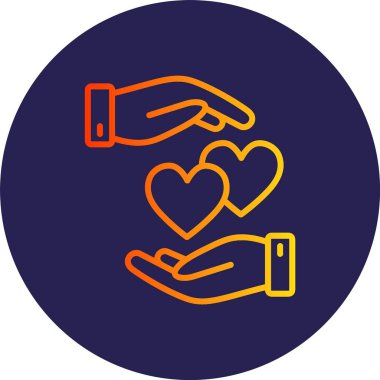 Satır Gradyan Çemberi Simgesine Yardım Etme