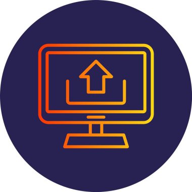 Satır Gradyan Çemberi Simgesini Yükle