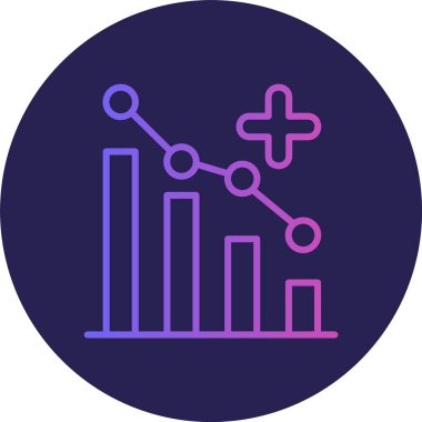 Grafik Çizgisi Grafiksel Çember Simgesi