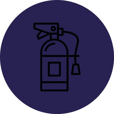 Yangın söndürücü Hattı Gradyan Çemberi Simgesi