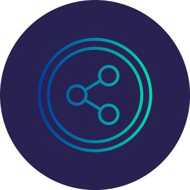 Satır Gradyan Çemberi Simgesini Paylaş