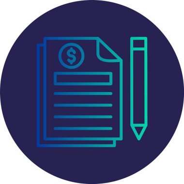 Açıklama Satırı Gradyan Çemberi Simgesi