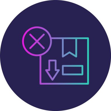 Satır Gradyan Çemberi Simgesini İptal Et