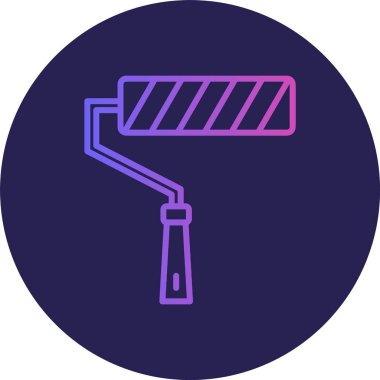 Paten Çizgisi Gradyan Çemberi Simgesini Boya