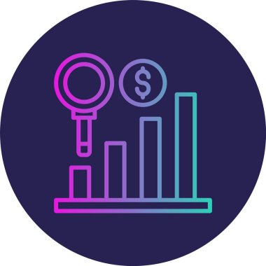 Öngörü Satırı Gradyan Çemberi Simgesi