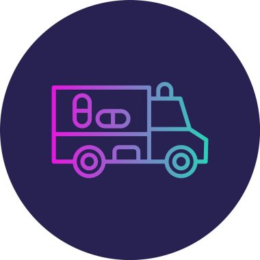 Aktarım Satırı Gradyan Çemberi Simgesi