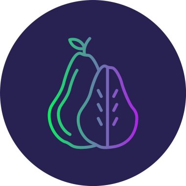 Armut Satırı Gradyan Çemberi Simgesi