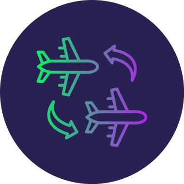 Satır Aktarım Gradyan Çemberi Simgesi