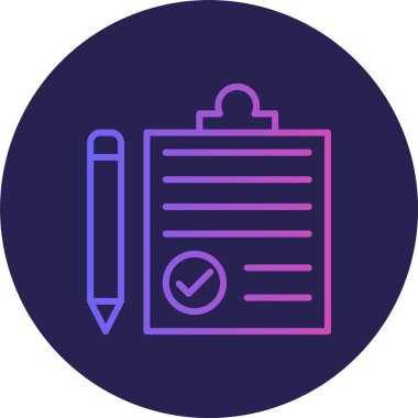 Etkinlikler Satırı Gradyan Çemberi Simgesi