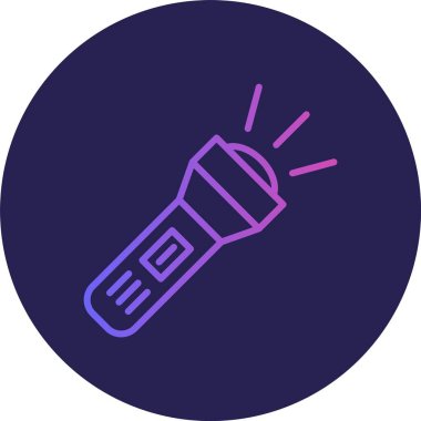 Meşale Hattı Gradyan Çemberi Simgesi