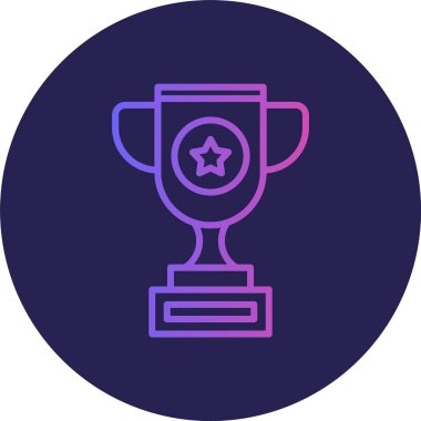 Ganimet Çizgisi Gradyan Çemberi Simgesi