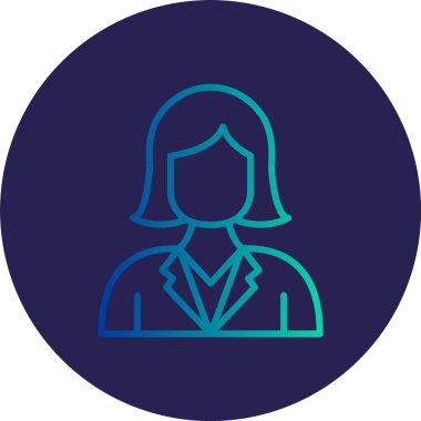 İstemci Satırı Gradyan Çemberi Simgesi