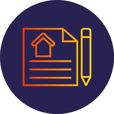 Özellik Anlaşması Çizgisi Gradyan Çemberi Simgesi