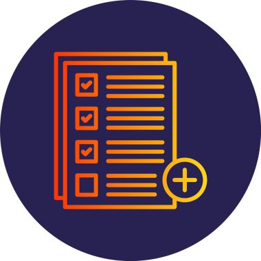 Görev Satırı Gradyan Çemberi Simgesi Ekle