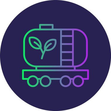 Yakıt Hattı Gradyan Çemberi Simgesi