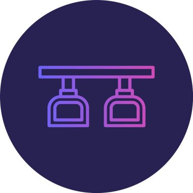 Holder Satırı Gradyan Çemberi Simgesi