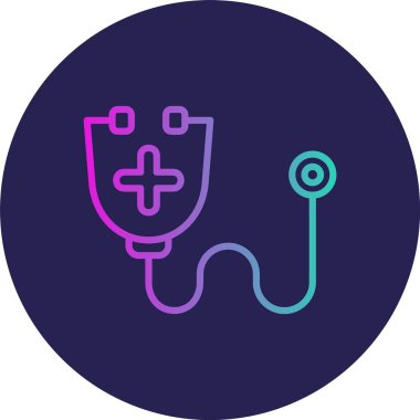 Kontrol Satırı Gradyan Çemberi Simgesi