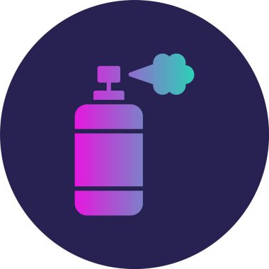 Sprey Kabartma Çemberi Gradyan Simgesi