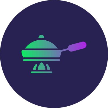 Pan Glyph Çember Gradyan Simgesi