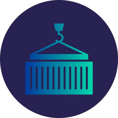 Taşıyıcı Kabartma Çemberi Gradyan Simgesi