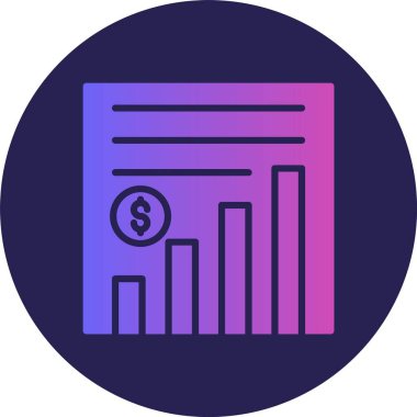 İş Grafiği Çemberi Grafik Grafik Grafiği Simgesi