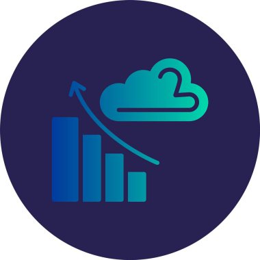 Kabartma Çemberi Gradyan Simgesi Talep Et
