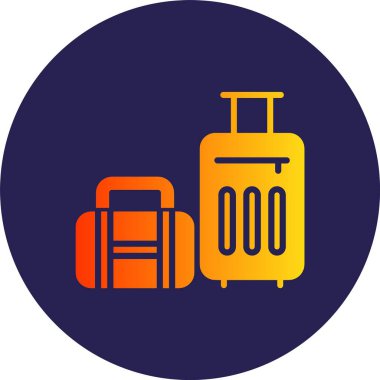 Sandık Kabartma Çemberi Gradyan Simgesi