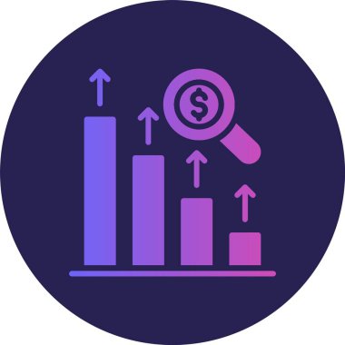 Gelir Çemberi Gradyan Simgesi