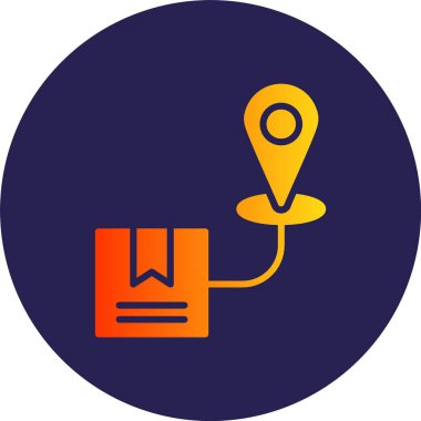 Hedef Kabartma Çemberi Gradyan Simgesi