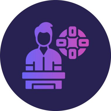 Cankurtaran Kabartma Çemberi Gradyan Simgesi