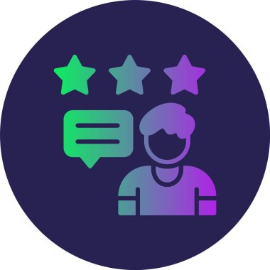 Geribildirim Çemberi Gradyan Simgesi