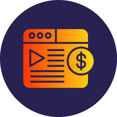 Kabartma Çemberi Gradyan Simgesini ParalandırName