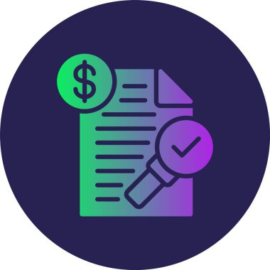 Politika Kabartma Çemberi Gradyan Simgesi