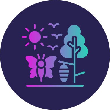 Dönüşüm Çemberi Gradyan Simgesi