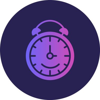 Zaman Kabartması Çemberi Gradyan Simgesi