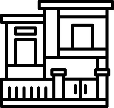 Ev Satırı Simgesi Tasarımı