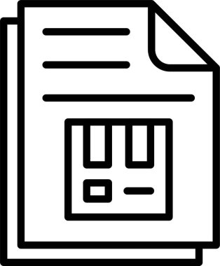 Teslimat Defteri Simgesi Tasarımı