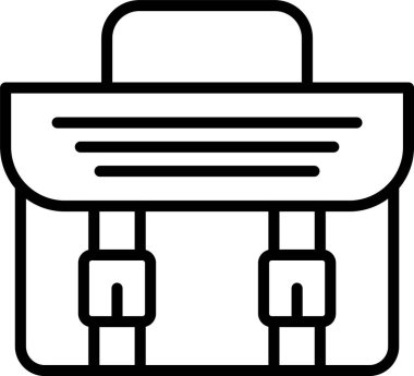 Evrak çantası satır simgesi tasarımı