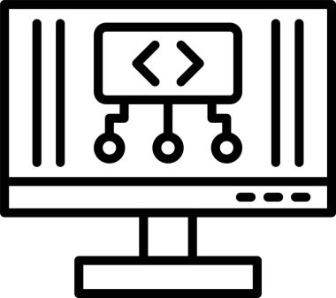 Kod Satırı Simgesi Tasarımı