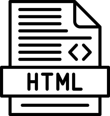 Html Satır Simgesi Tasarımı