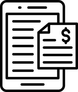 Dijital Yayımlama Satırı Simgesi Tasarımı