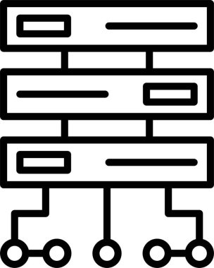 Sunucu satırı simgesi tasarımı