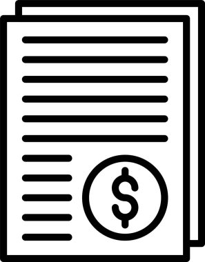 Fatura Satırı Simgesi Tasarımı