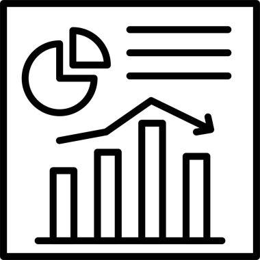 Diyagram Satır Simgesi Tasarımı