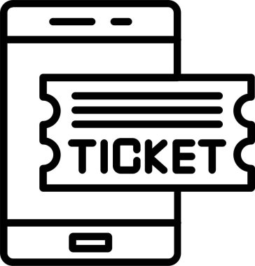 E Bilet Satırı Simge Tasarımı