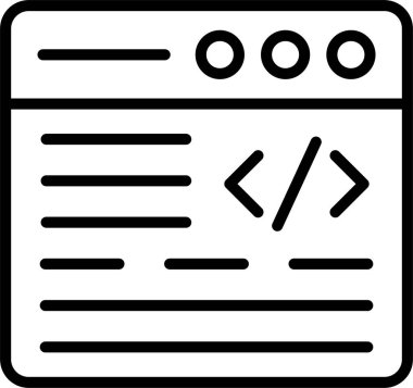 Satırı simgesi tasarım kodlama