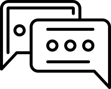 Sohbet Satırı Simgesi Tasarımı