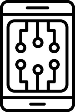 Akıllı telefon hattı Simge Tasarımı